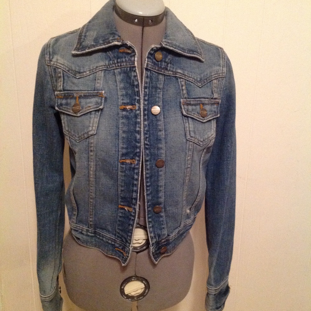 Mossimo Denim Jacket Size Small - image 1